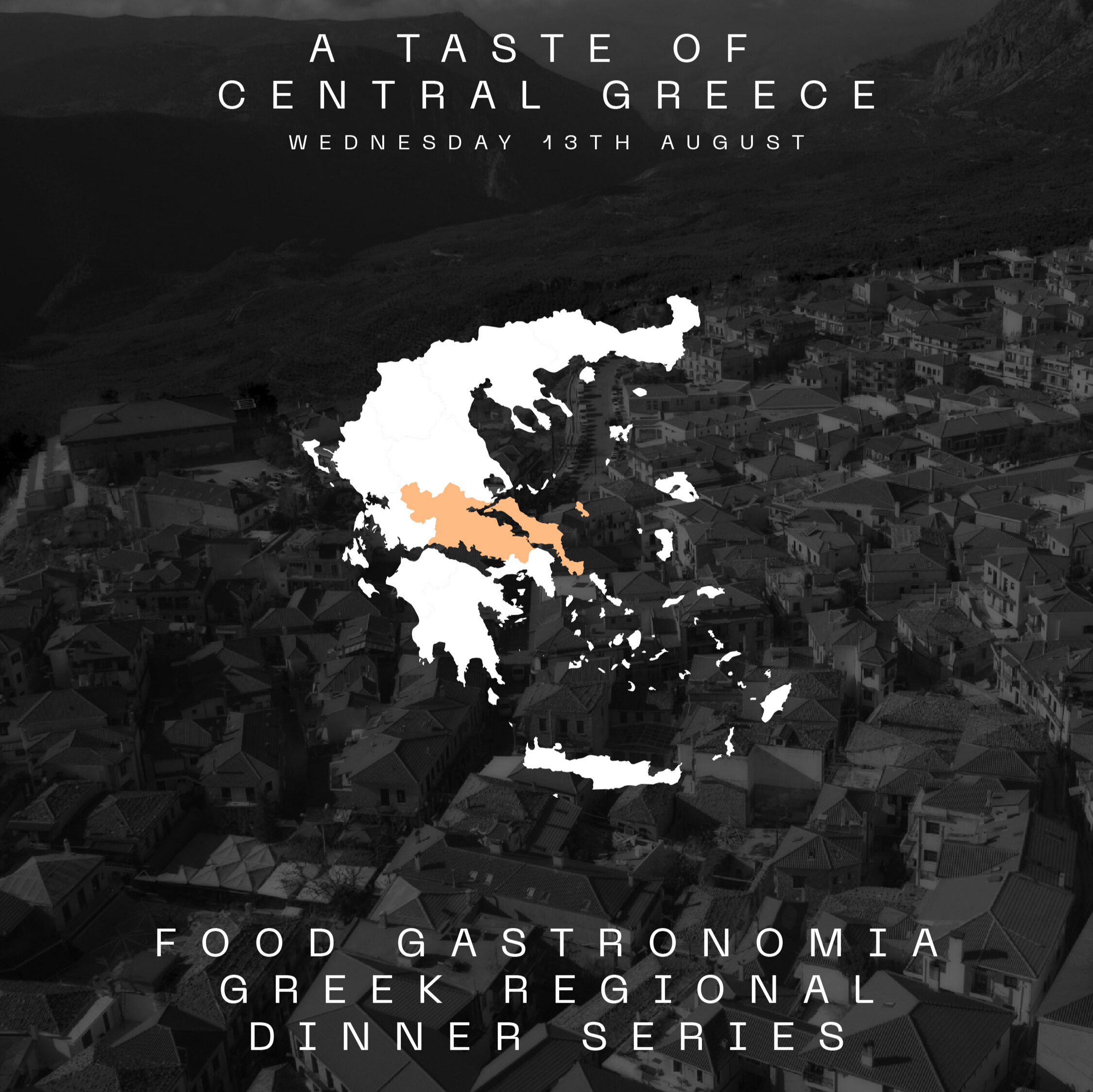 Ammos Greek Regional Dinner Series Concept - Central Greece