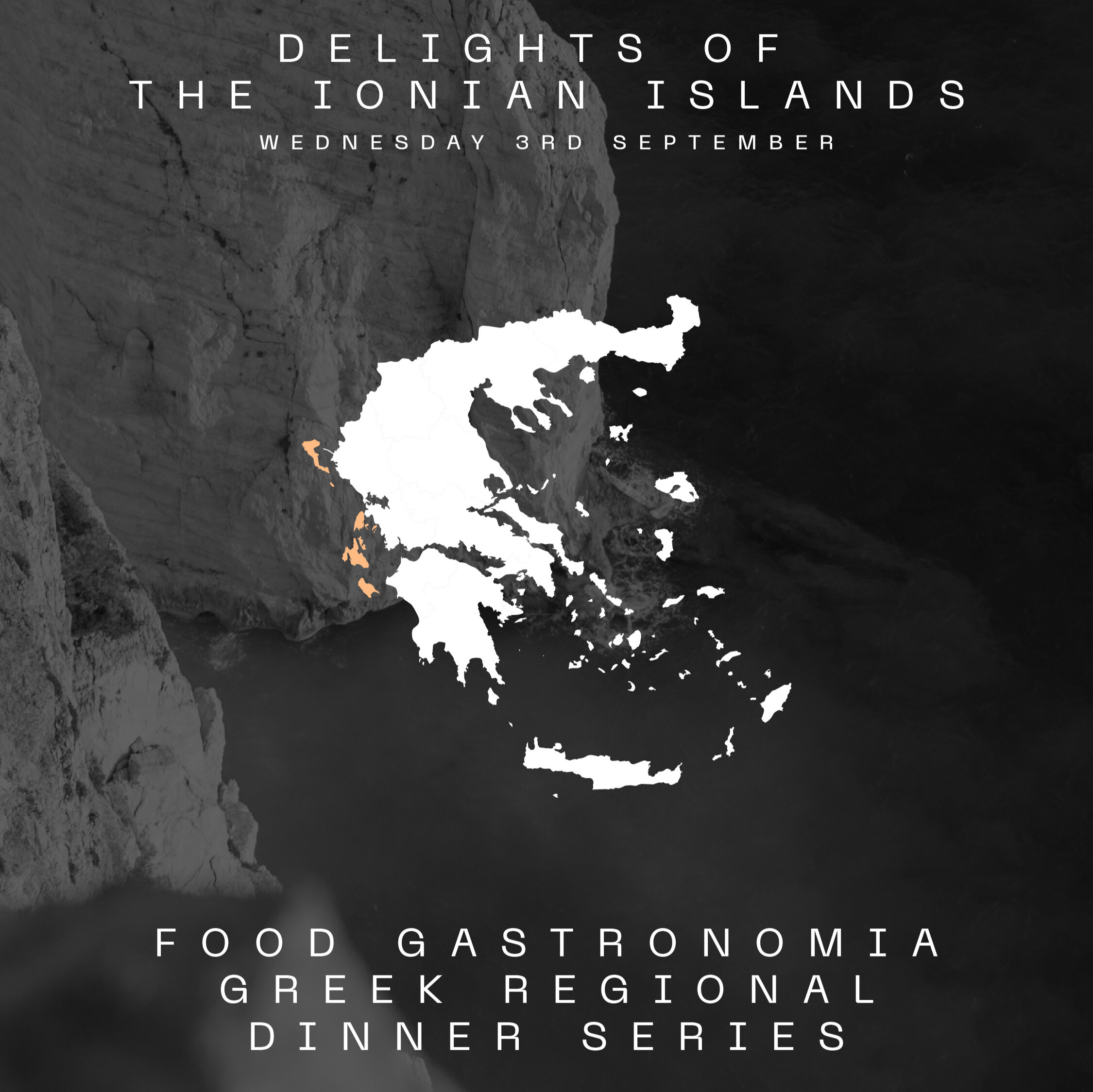 Ammos Greek Regional Dinner Series Concept - Ionian